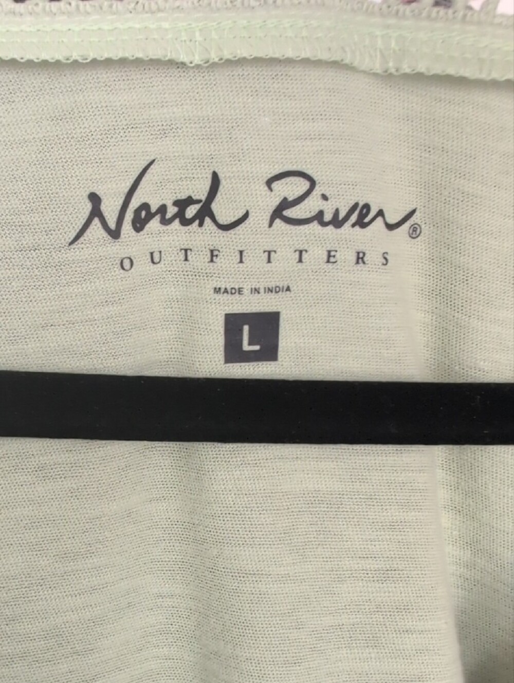 Nord River Mint Green V-Neck Long Sleeve Top - Picture 2 of 10